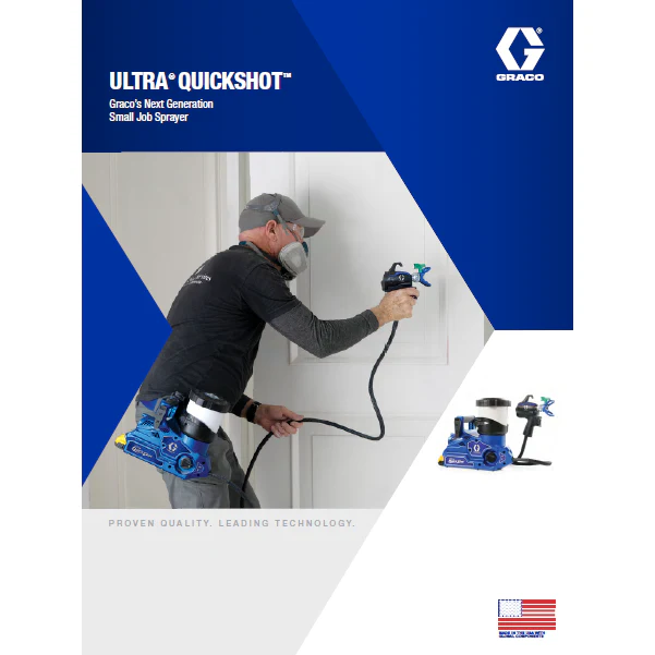 GRACO QUICK-SHOT AIRLESS CORDLESS PAINT SPRAYER KIT G20B-473 - Image 3