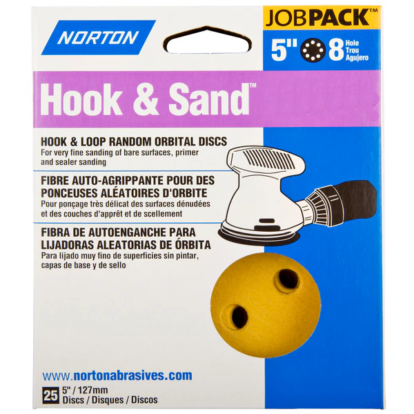 Norton Hook & Sand Abrasive 5 in. Disc (25 Pack) - Image 6